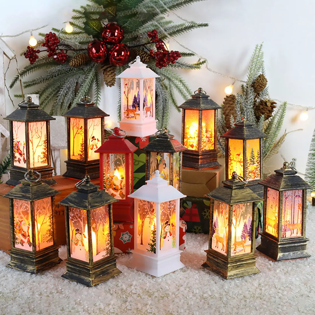 Christmas Santa LED Lantern Wind Lights Merry Christmas Decoration for Home Desktop Xmas Ornaments Natal Kid Gift New Year 2023
Christmas Santa LED Lantern Wind Lights Merry Christmas Decoration for Home Desktop Xmas Ornaments Natal Kid Gift New Year 2023