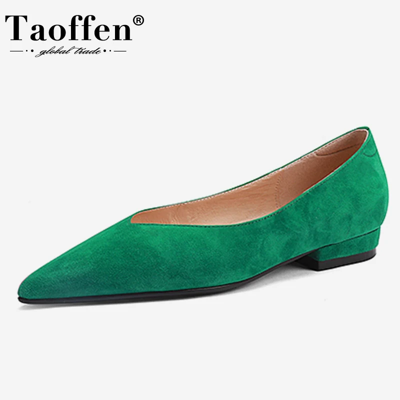 Taoffen Size 34-42 New Arrivals Women'S Shoes Real Leather Pointed Toe Spring Flat Shoes Woman Daily Party Ladies Footwear
Taoffen Size 34-42 New Arrivals Women'S Shoes Real Leather Pointed Toe Spring Flat Shoes Woman Daily Party Ladies Footwear