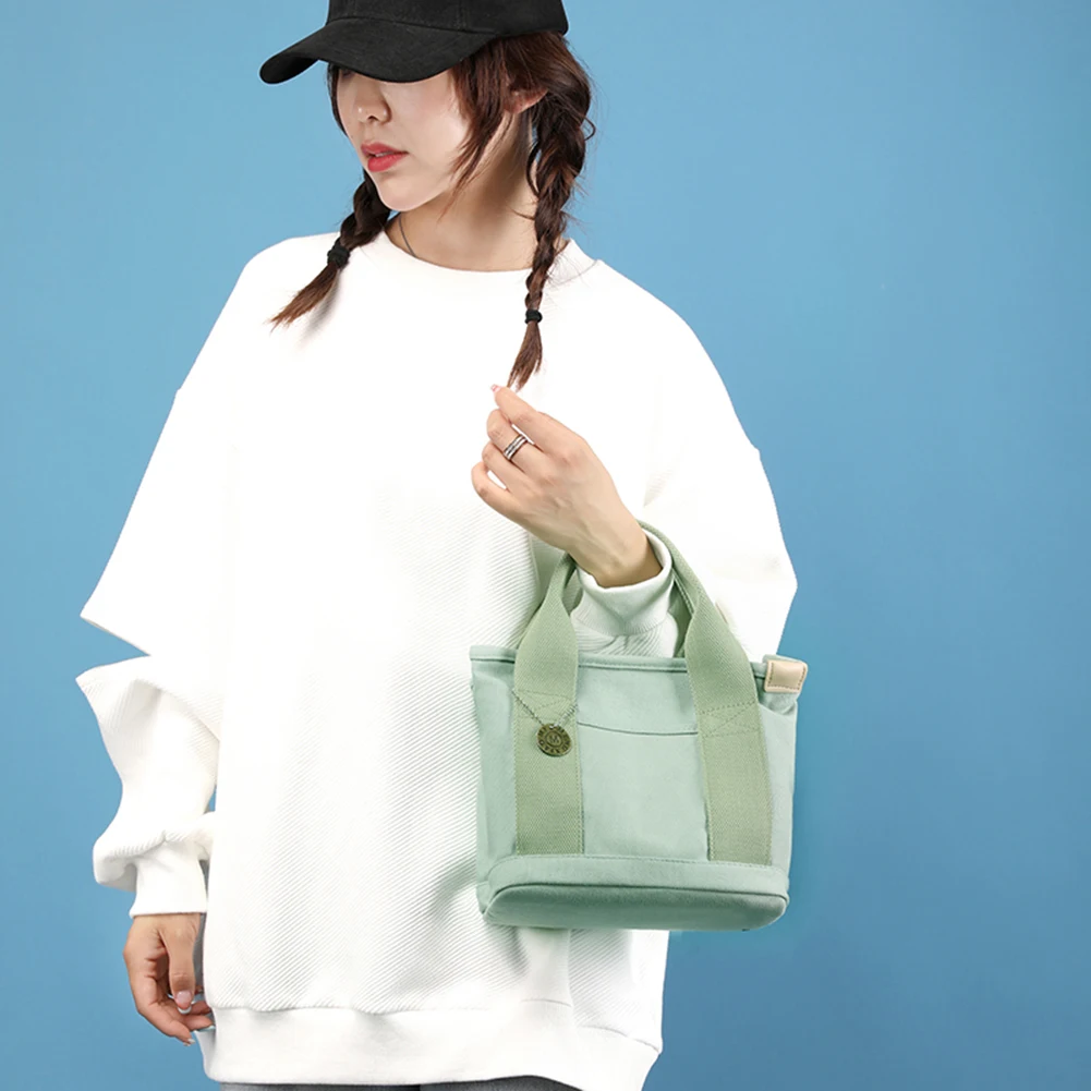 Холщовая женская сумка-мешок с несколькими карманами, повседневная Многофункциональная портативная вместительная дамская сумочка-мешок для выходных и отпуска
Холщовая женская сумка-мешок с несколькими карманами, повседневная Многофункциональная портативная вместительная дамская сумочка-мешок для выходных и отпуска