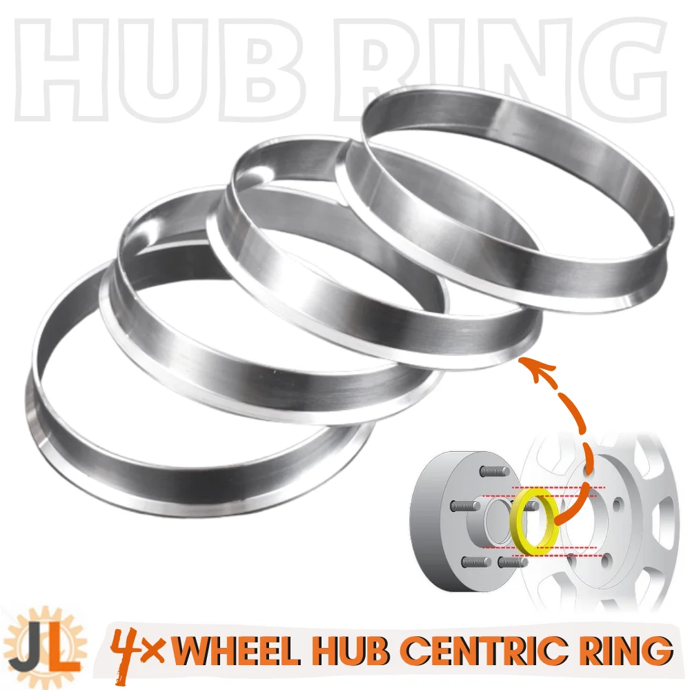 

Hub Centric Rings 72.9-63.1 Wheel Center Hub Ring Bore Spacer Aluminum Alloy Qty(4)