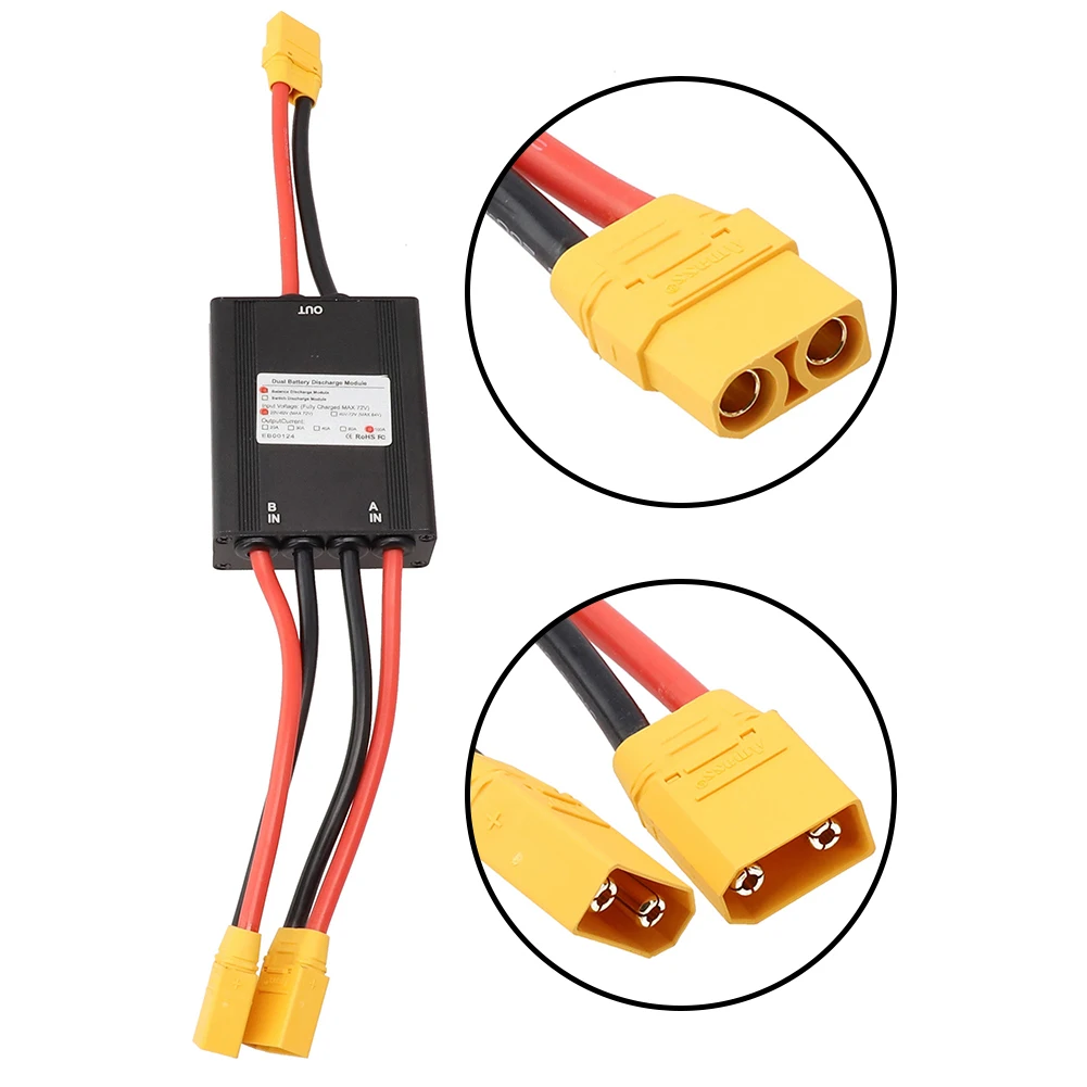 1pc Electric Bicycle Dual Battery Connection Adapter Switcher Module Increase Battery Capacity Ebike Accessories Cycling Parts
1pc Electric Bicycle Dual Battery Connection Adapter Switcher Module Increase Battery Capacity Ebike Accessories Cycling Parts