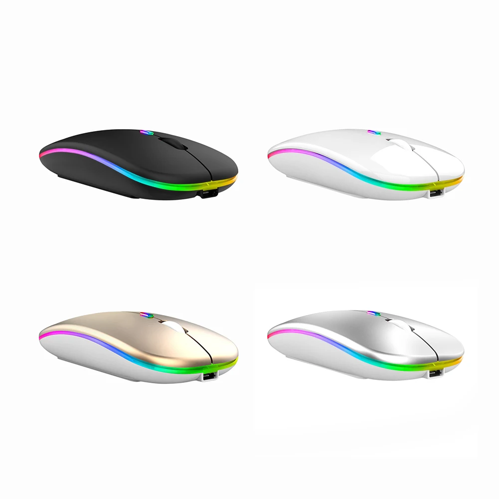 Rechargeable Optical Wireless Mouse 4 Buttons 2.4GHz 1600dpi Backlight Silent Ultra-thin Ergonomic Mice Accessory 
Rechargeable Optical Wireless Mouse 4 Buttons 2.4GHz 1600dpi Backlight Silent Ultra-thin Ergonomic Mice Accessory