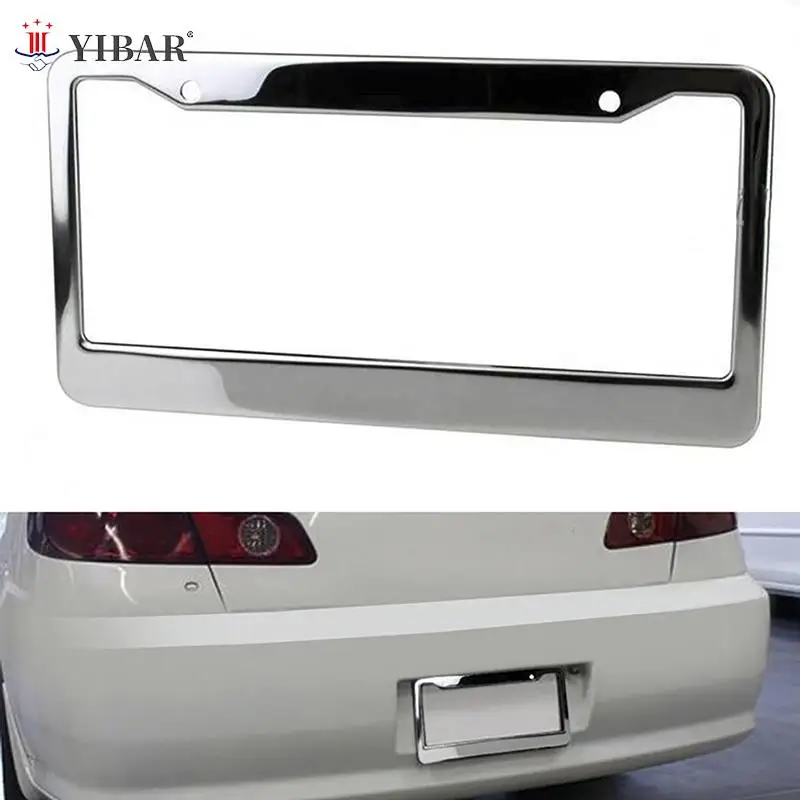 1PCS Chrome Stainless Steel Metal License Plate Frame Tag Cover With Screw Caps
1PCS Chrome Stainless Steel Metal License Plate Frame Tag Cover With Screw Caps