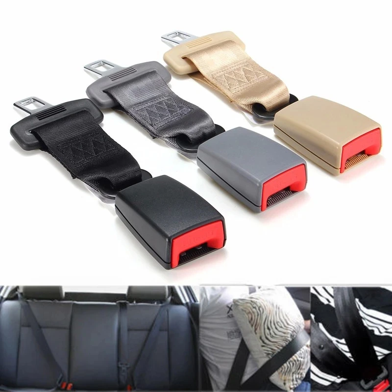 

9" Longer 23cm 9" Universal Car Auto Seat Seatbelt Safety Belt Extender Extension Buckle Seat Belts & Padding Extender