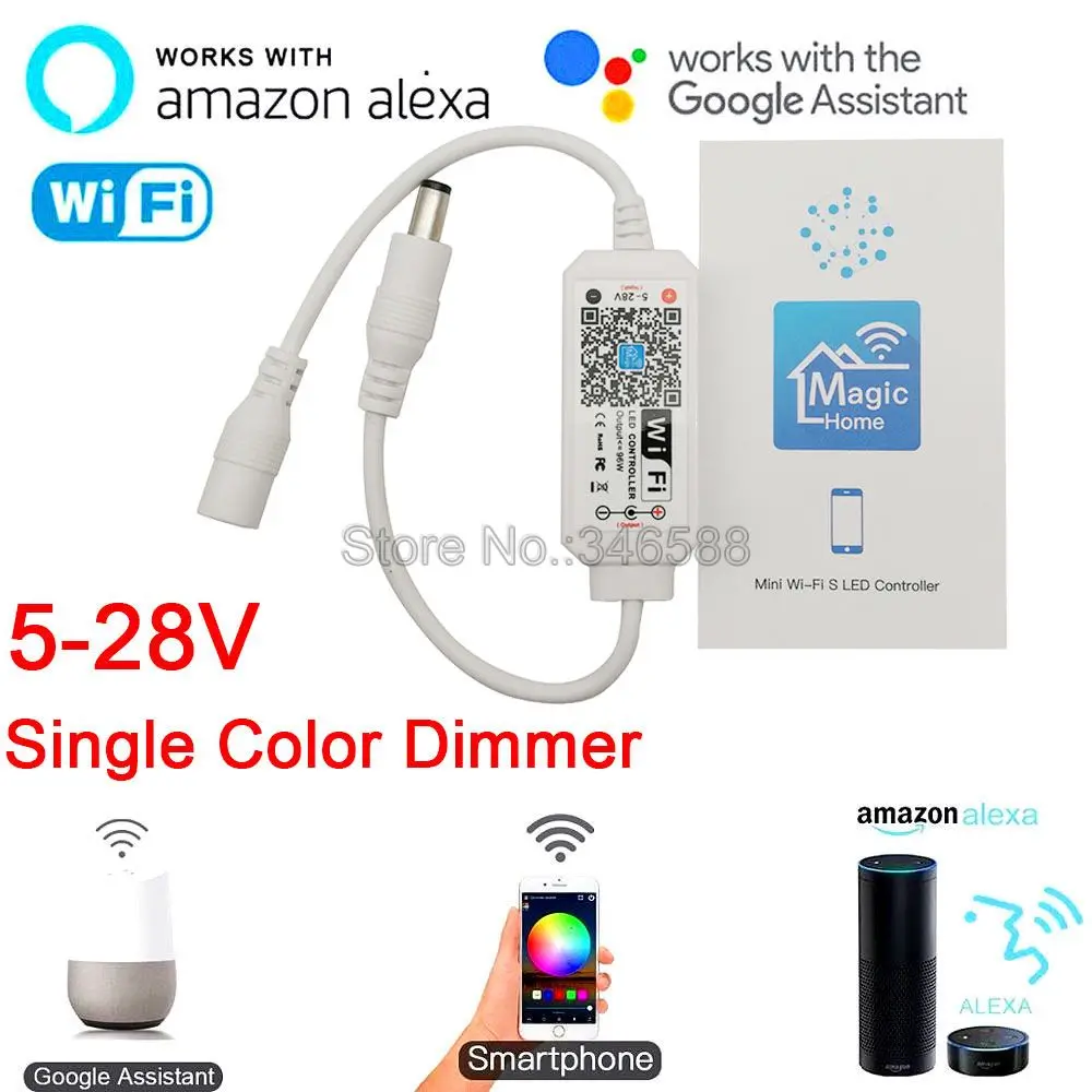 Magic Home WF111 одноцветный диммер для светодиодной ленты 
Magic Home WF111 одноцветный диммер для светодиодной ленты