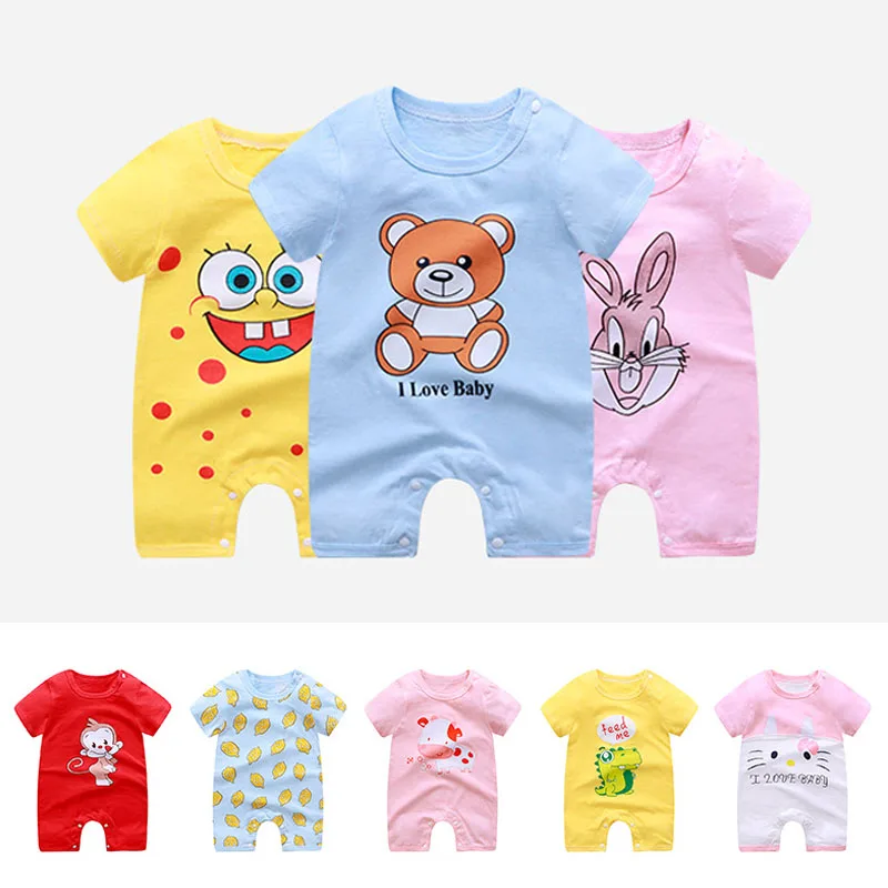 Infant Jumpsuits Boy Cotton Kids Summer Clothes Cute Baby Girl Pajama Romper for Children Cartoon Newborn Short Sleeves Clothing
Infant Jumpsuits Boy Cotton Kids Summer Clothes Cute Baby Girl Pajama Romper for Children Cartoon Newborn Short Sleeves Clothing