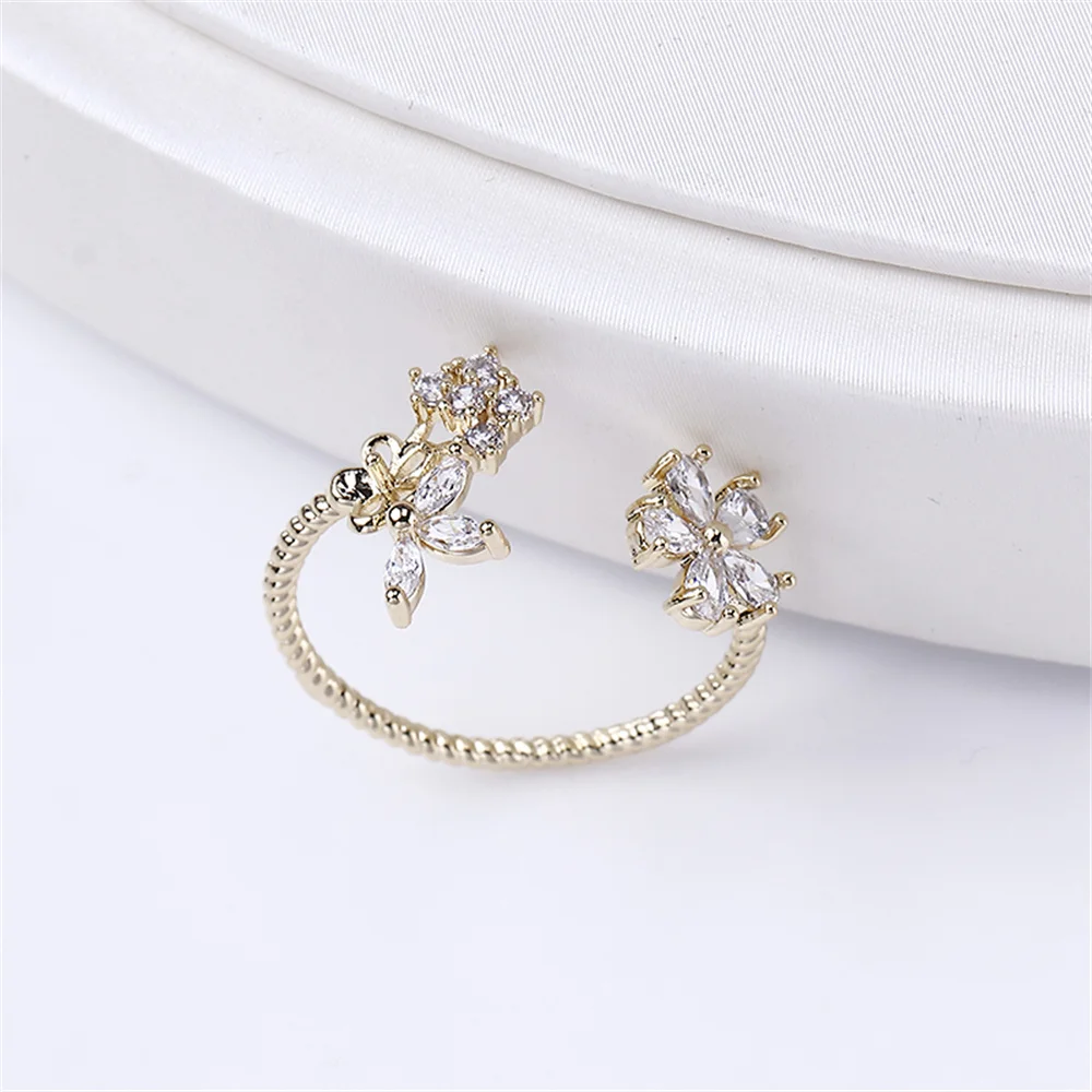 14k gold plating color preservation simple pearl ring opening adjustable DIY accessories
14k gold plating color preservation simple pearl ring opening adjustable DIY accessories