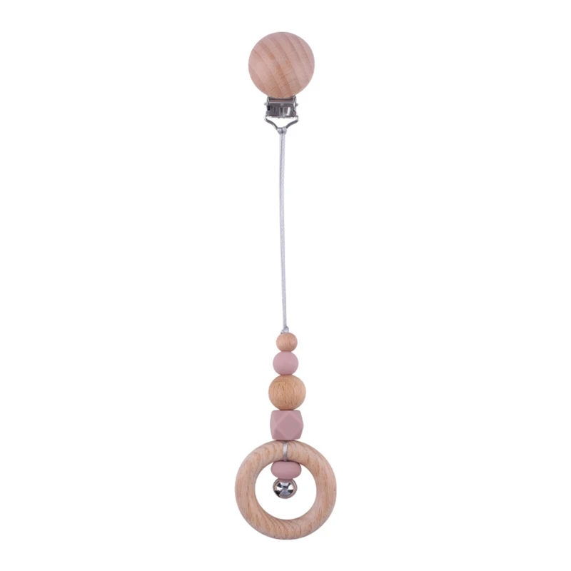 Baby Pacifier Clip Silicone Pacifiers Holder Chain Beech Loud Bell Teething Toy for Infant Girls Boys Chewing Playing G2AE
Baby Pacifier Clip Silicone Pacifiers Holder Chain Beech Loud Bell Teething Toy for Infant Girls Boys Chewing Playing G2AE