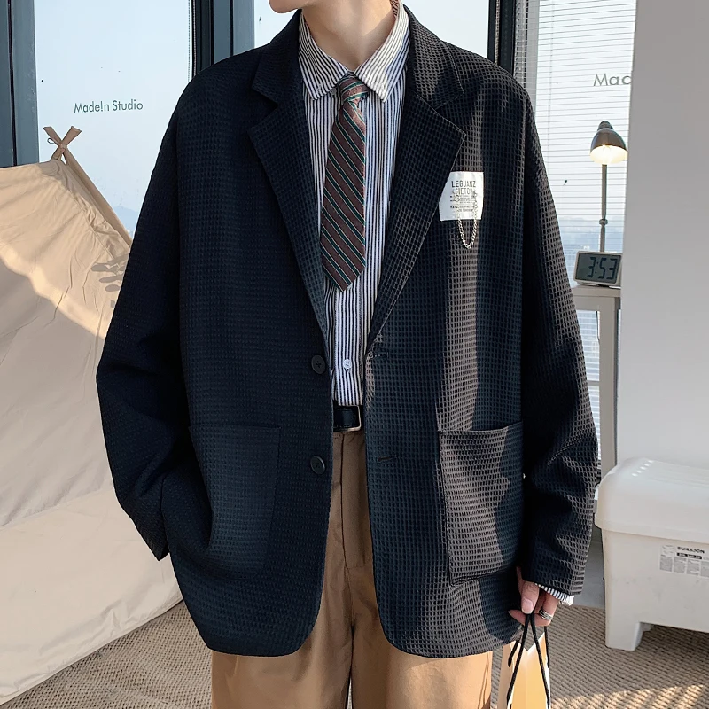 KAPMENTS Casual Black Oversized Blazers 2022 Korean Fashions Black Suit Blazer Jackets Vintage Casual Chain Blazer Luxury Jacket
KAPMENTS Casual Black Oversized Blazers 2022 Korean Fashions Black Suit Blazer Jackets Vintage Casual Chain Blazer Luxury Jacket