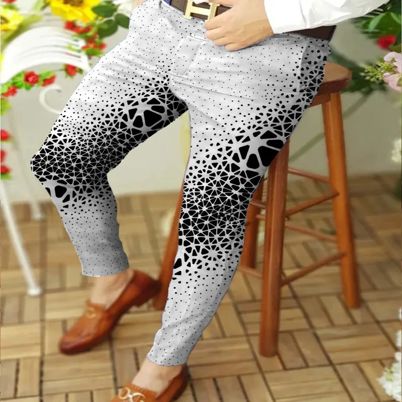 2022 Spring Autumn Fashion Skinny Dot Printed Pencil Pants Zipper Elastic Waist Social Pants Casual Business Male Trousers
2022 Spring Autumn Fashion Skinny Dot Printed Pencil Pants Zipper Elastic Waist Social Pants Casual Business Male Trousers