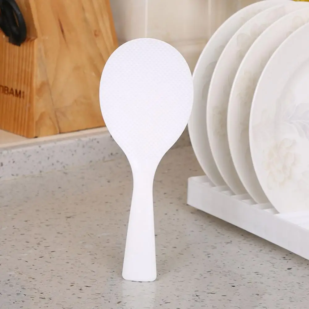 

Kitchen Cooking Non-Stick Stand-up Smiling Face Rice Paddle Spatula Serving Spoons Rice Scooper