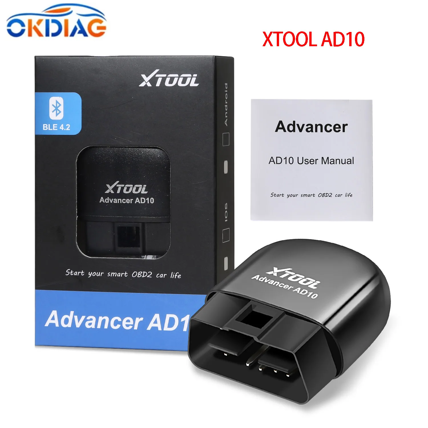 Диагностический сканер и считыватель кодов XTOOL AD10 ELM327 с поддержкой IOS/Android
Диагностический сканер и считыватель кодов XTOOL AD10 ELM327 с поддержкой IOS/Android