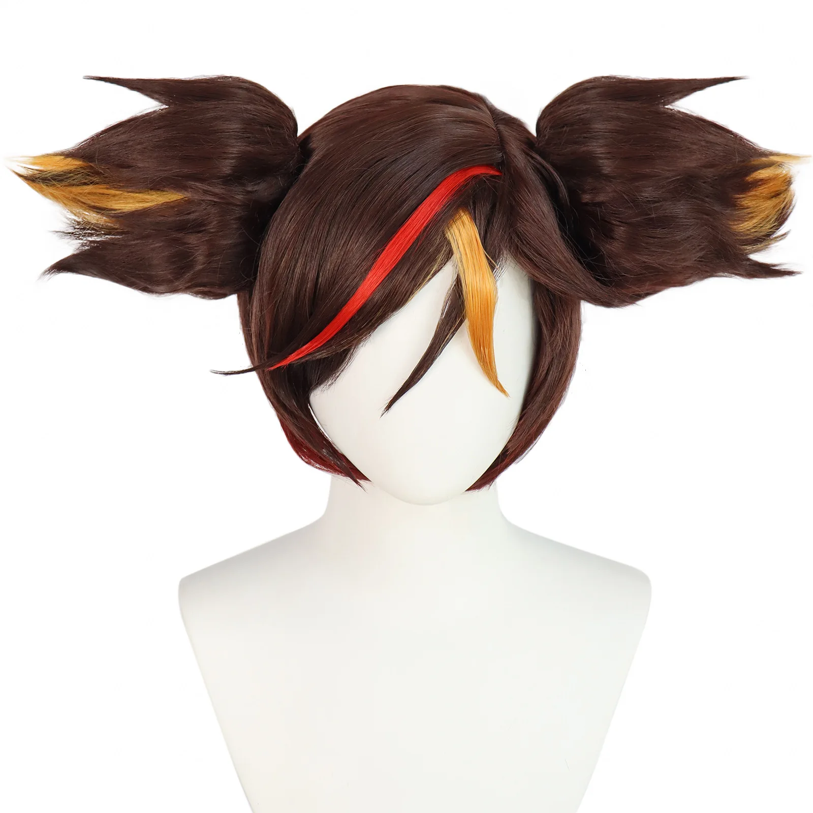 

Парик для косплея аниме Хэллоуин Xin Yan Genshin Impact, парик для косплея Xinyan Hair