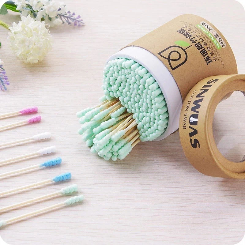 Bamboo Baby Cotton Swab Wood Sticks Soft Cotton Buds Cleaning of Ears Tampons Cotonete Pampons Health Beauty
Bamboo Baby Cotton Swab Wood Sticks Soft Cotton Buds Cleaning of Ears Tampons Cotonete Pampons Health Beauty