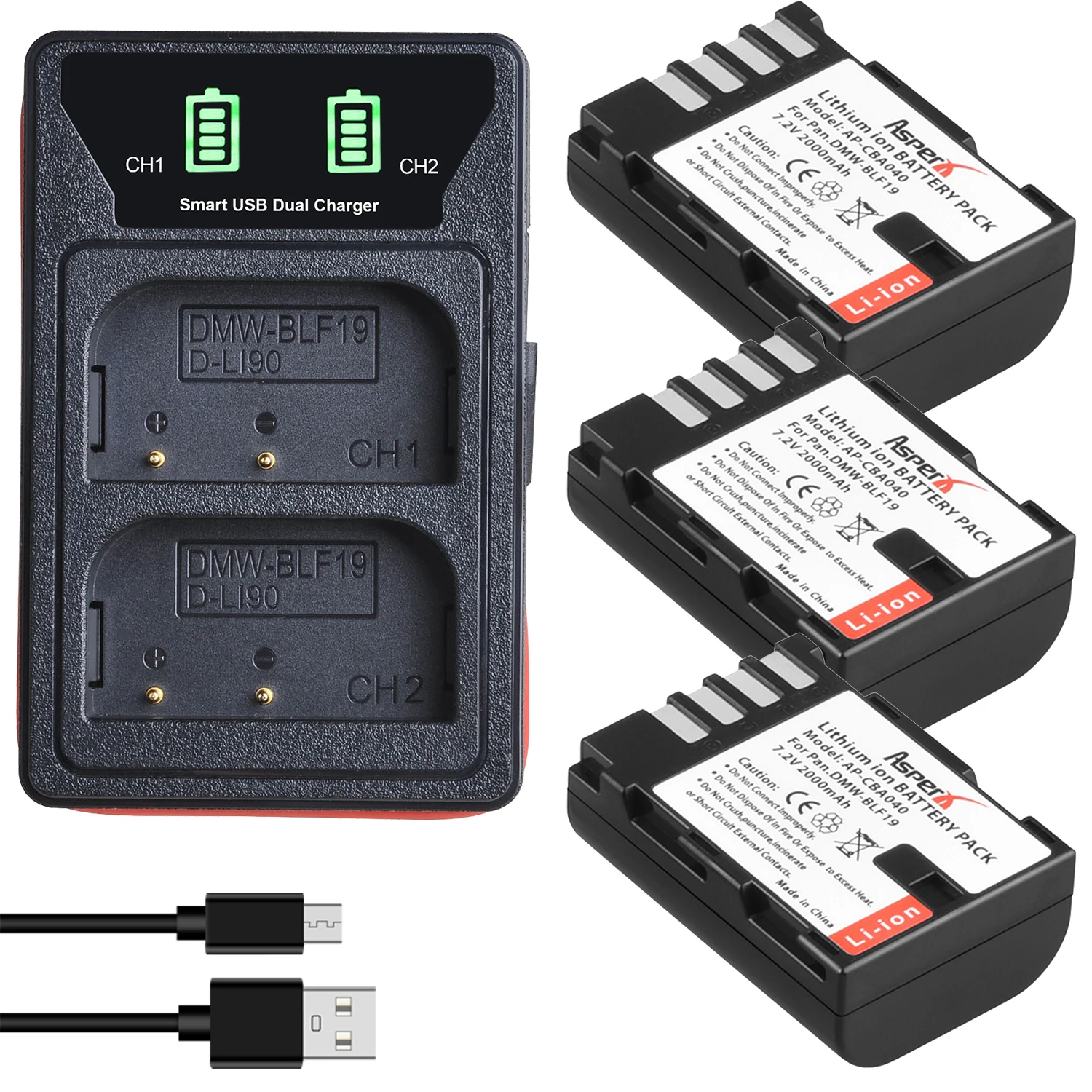 Аккумулятор 2000 мАч DMW-BLF19 DMW BLF19 BLF19E BLF19e DMW-BLF19PP + двойное зарядное устройство USB со светодиодной подсветкой для Panasonic Lumix GH3 GH4 GH5 G9 GH3K
Аккумулятор 2000 мАч DMW-BLF19 DMW BLF19 BLF19E BLF19e DMW-BLF19PP + двойное зарядное устройство USB со светодиодной подсветкой для Panasonic Lumix GH3 GH4 GH5 G9 GH3K