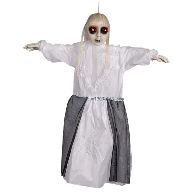 Sound Activated Halloween Hanging Decoration for Haunted House Yard Indoor 
Sound Activated Halloween Hanging Decoration for Haunted House Yard Indoor