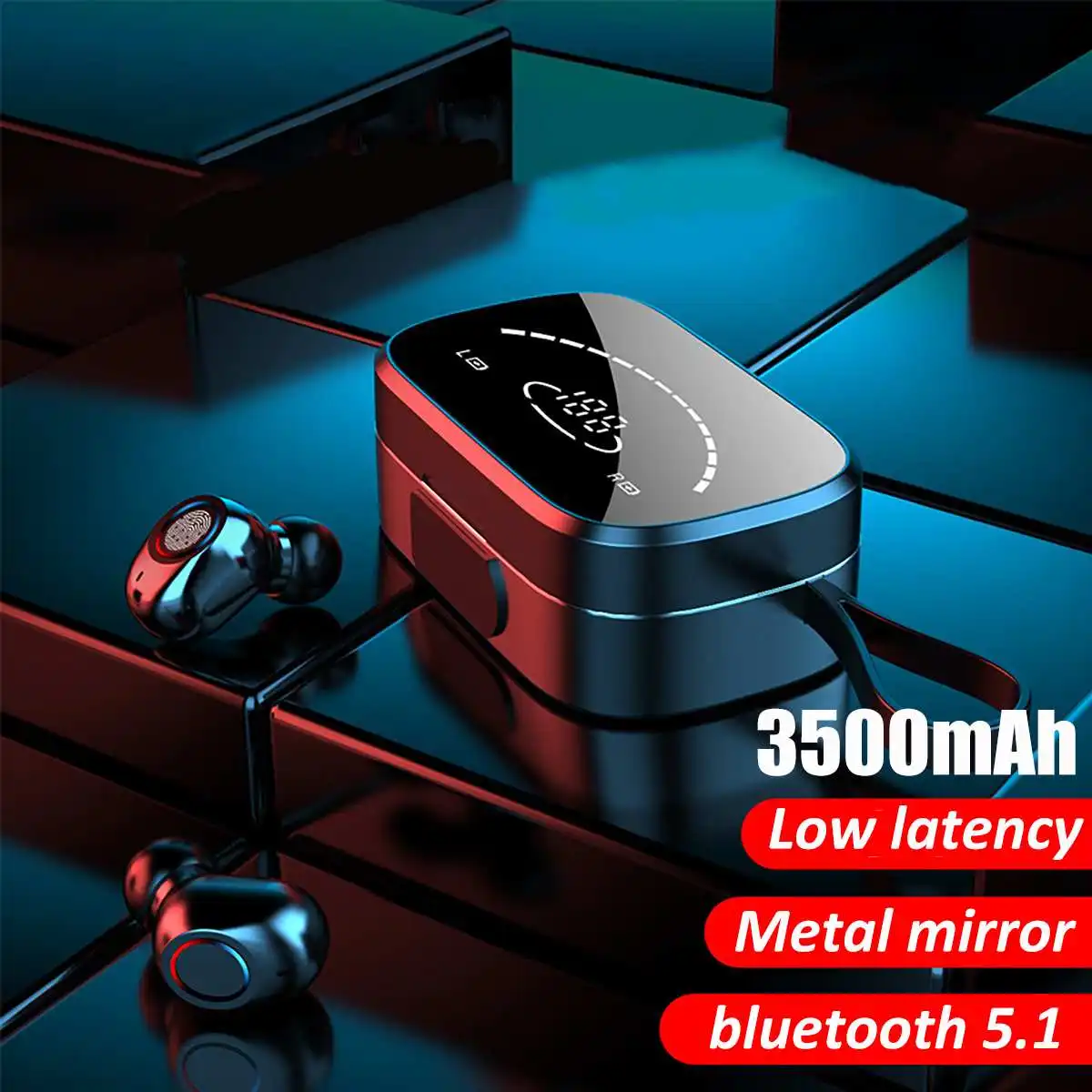 Зеркальные Беспроводные наушники с цифровым дисплеем, bluetooth 3500, Игровые наушники-вкладыши с низкой задержкой и микрофоном, зарядное устройс...
Зеркальные Беспроводные наушники с цифровым дисплеем, bluetooth 3500, Игровые наушники-вкладыши с низкой задержкой и микрофоном, зарядное устройс...