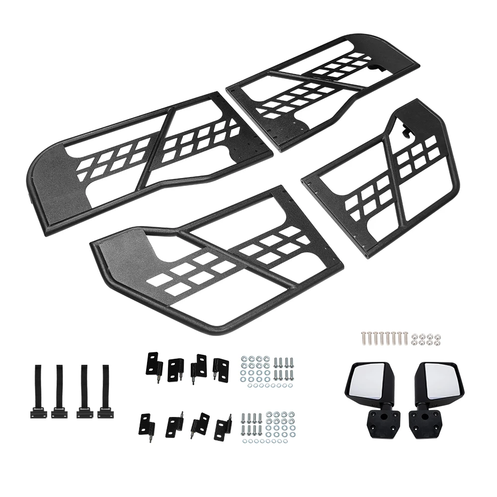 Half Door With Mirror For Jeep Wrangler JL 18+ Manufacture Accessories 4x4 Offroad Tubular Door
Half Door With Mirror For Jeep Wrangler JL 18+ Manufacture Accessories 4x4 Offroad Tubular Door