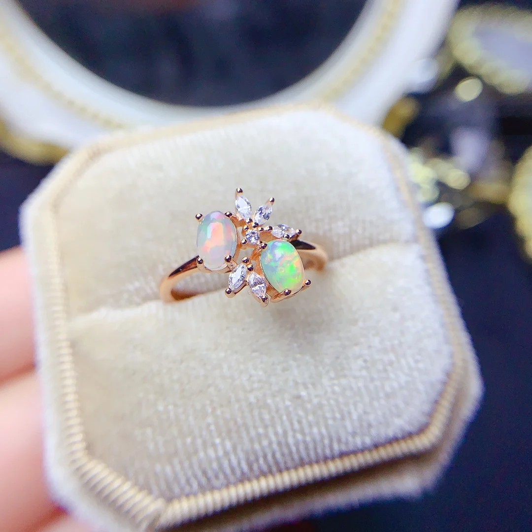 Oval shape Exquisite Charm Sparkling Opal Finger Ring Fashion Female Jewelry For Women Accessories Real 925 Sterling Silver
Oval shape Exquisite Charm Sparkling Opal Finger Ring Fashion Female Jewelry For Women Accessories Real 925 Sterling Silver