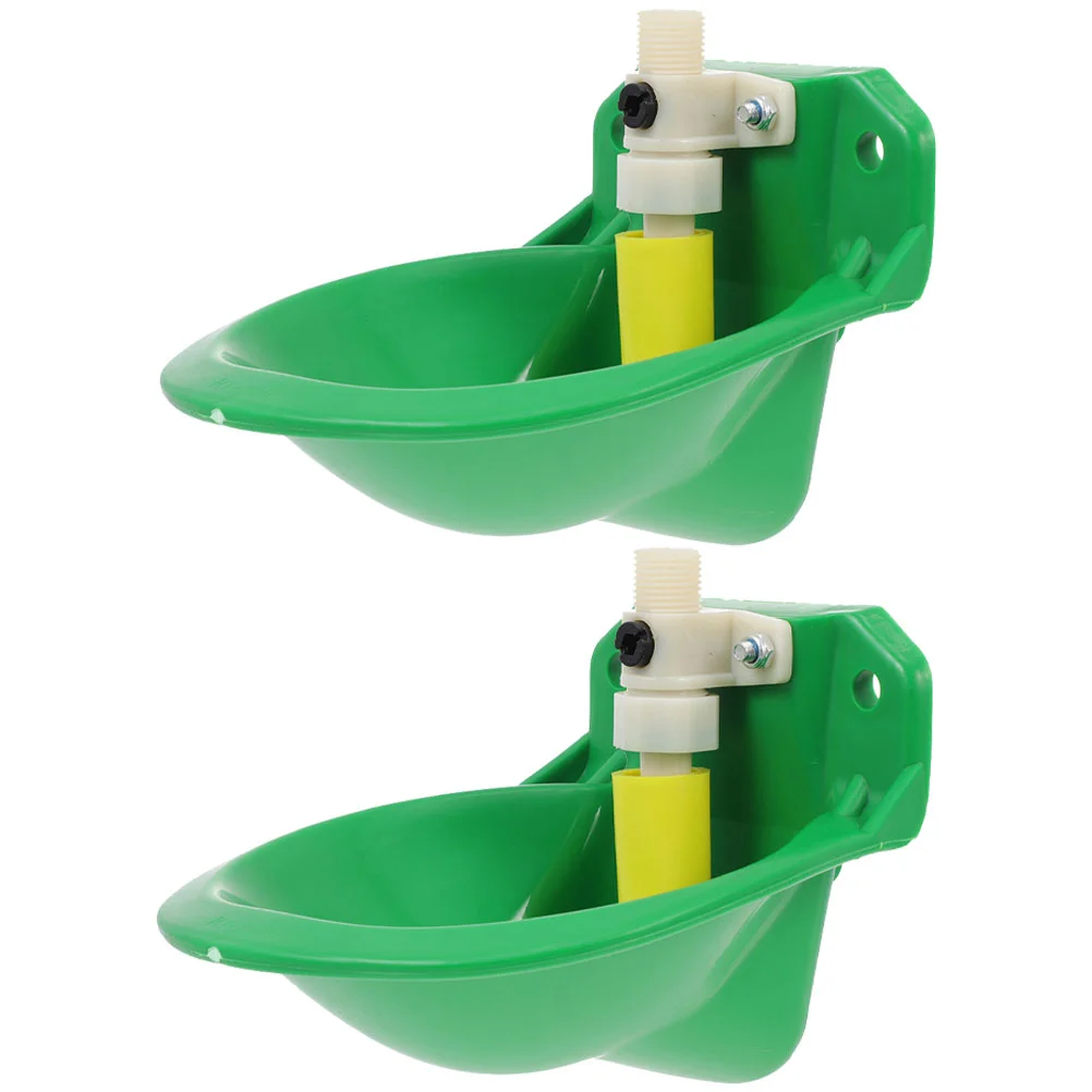 2 Pcs Automatic Waterer Plastic Trough Sheep Drinking Bowl Tough Equipment Alloy Cattle Fountain Copper Lamb
2 Pcs Automatic Waterer Plastic Trough Sheep Drinking Bowl Tough Equipment Alloy Cattle Fountain Copper Lamb