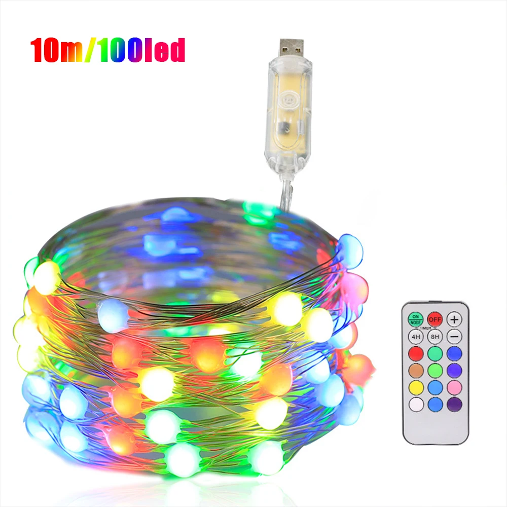 RGB Copper Wire Led strip,Waterproof Usb Remote Control Fairy String Light 20M 200 Leds for Holiday Party Christmas Decor#object
RGB Copper Wire Led strip,Waterproof Usb Remote Control Fairy String Light 20M 200 Leds for Holiday Party Christmas Decor#object