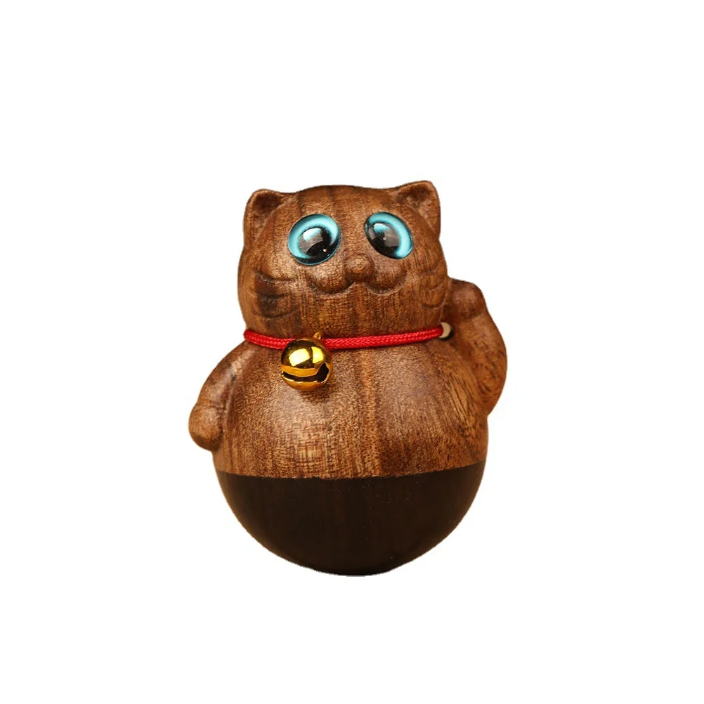 Wooden Fortune Cat Wood Craft Tumbler Toy Fortune Cat Tumbler Tumbler Toy Fortune Cat Ornament for Desktop Car Decoration
Wooden Fortune Cat Wood Craft Tumbler Toy Fortune Cat Tumbler Tumbler Toy Fortune Cat Ornament for Desktop Car Decoration