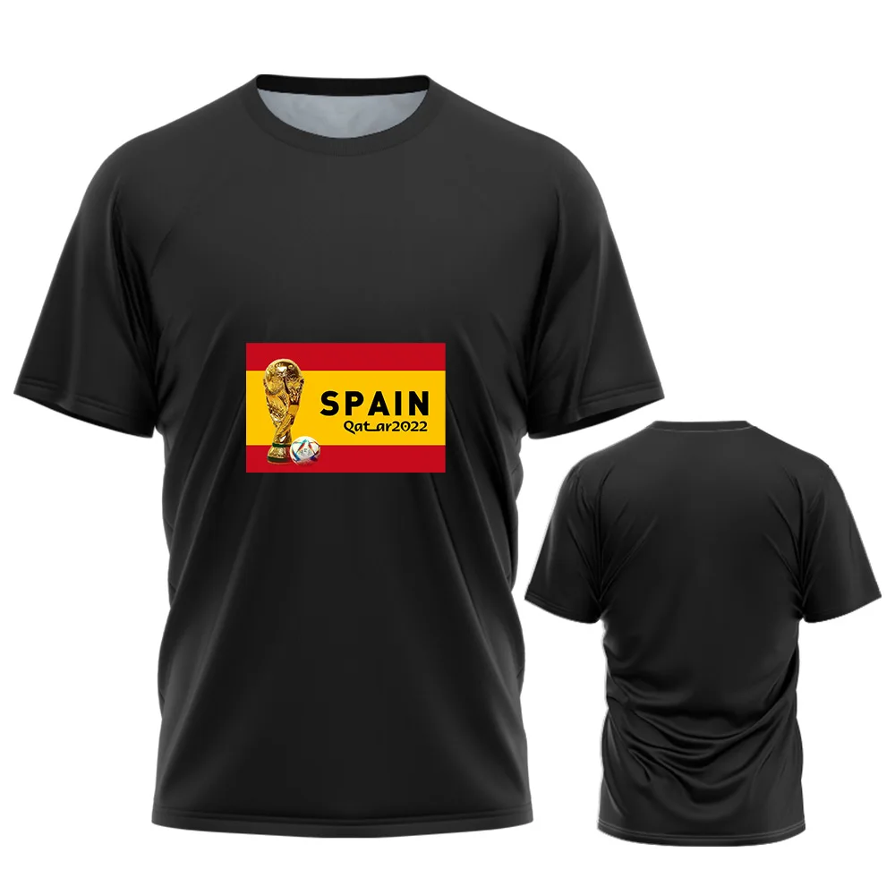 Spanish Men Summer 3D Printed T-Shirt Casual Trend Sports Short Sleeve Oversize Round Neck Quick Drying Tees Black 6xl
Spanish Men Summer 3D Printed T-Shirt Casual Trend Sports Short Sleeve Oversize Round Neck Quick Drying Tees Black 6xl