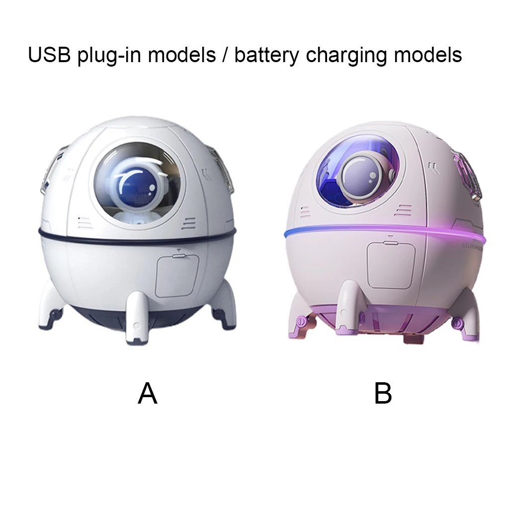 ABS PC Spaceship Shape Air Humidifier Refillable Electric Colorful Lighting Cute Home Office Diffuser Mist Maker
ABS PC Spaceship Shape Air Humidifier Refillable Electric Colorful Lighting Cute Home Office Diffuser Mist Maker