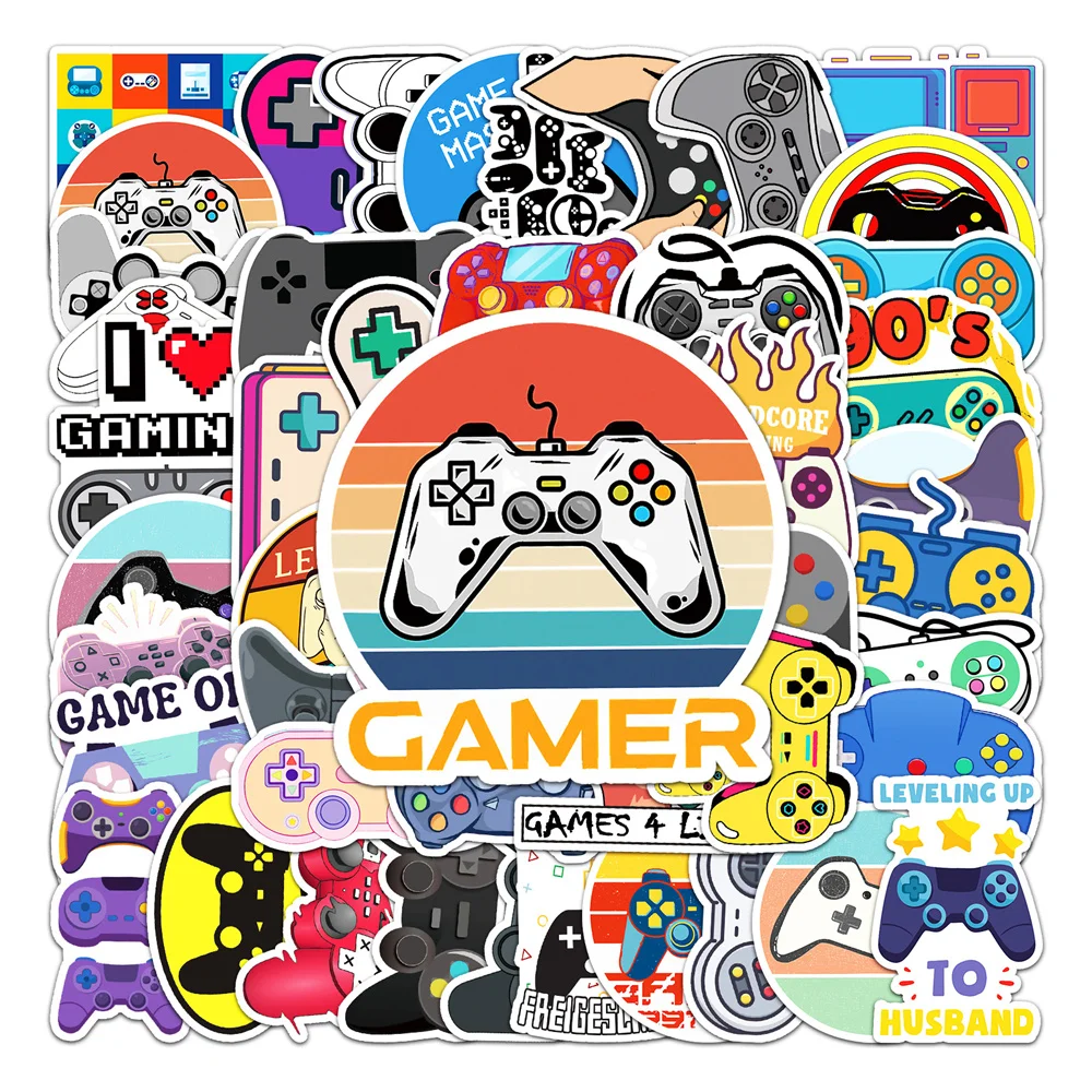 10/30/50PCS Cartoon Gamepad Personality Creative Graffiti Sticker Bike Skateboard Car Helmet Laptop Computer Wholesale
10/30/50PCS Cartoon Gamepad Personality Creative Graffiti Sticker Bike Skateboard Car Helmet Laptop Computer Wholesale