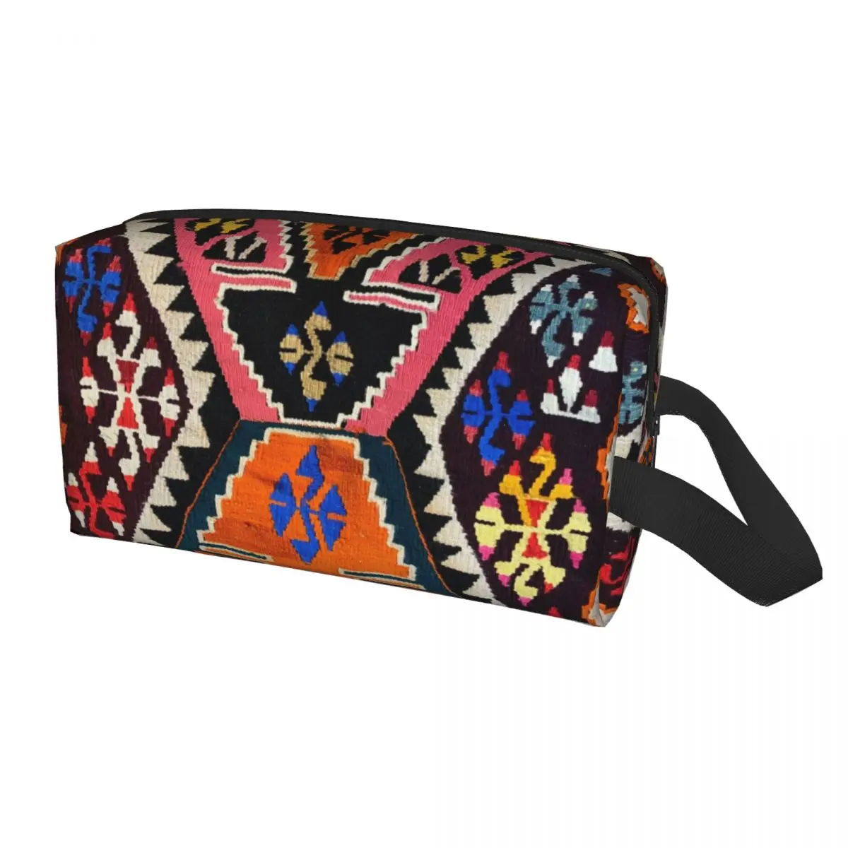 Kilim Navaho Weave Textile Travel Cosmetic Bag Turkish Tribal Persian Ethnic Art Makeup Toiletry Organizer Storage Dopp Kit
Kilim Navaho Weave Textile Travel Cosmetic Bag Turkish Tribal Persian Ethnic Art Makeup Toiletry Organizer Storage Dopp Kit