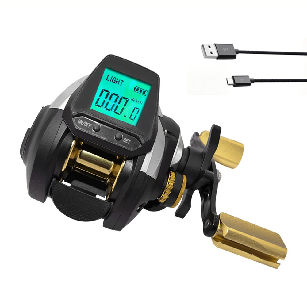 6.3:1 Digital Fishing Baitcasting Reel Rechargeable Large Display Bite Alarm Balanced Aluminum Handle With Knob Fishing Tackle
6.3:1 Digital Fishing Baitcasting Reel Rechargeable Large Display Bite Alarm Balanced Aluminum Handle With Knob Fishing Tackle