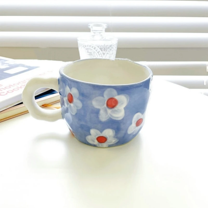 Ceramic Cups Coffee Mugs Hand Pinched Irregular Pure Hand-painted Underglaze Color Milk Tea Cup Cartoon Breakfast Mug Water Cup
Ceramic Cups Coffee Mugs Hand Pinched Irregular Pure Hand-painted Underglaze Color Milk Tea Cup Cartoon Breakfast Mug Water Cup