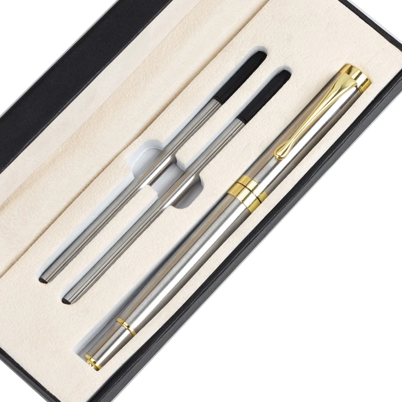 B36C Men Signature Gel Pen Metal Signing Quick Dry Black Ink Fine Point Smooth Tip for Doodling Drawing Painting Women Men
B36C Men Signature Gel Pen Metal Signing Quick Dry Black Ink Fine Point Smooth Tip for Doodling Drawing Painting Women Men