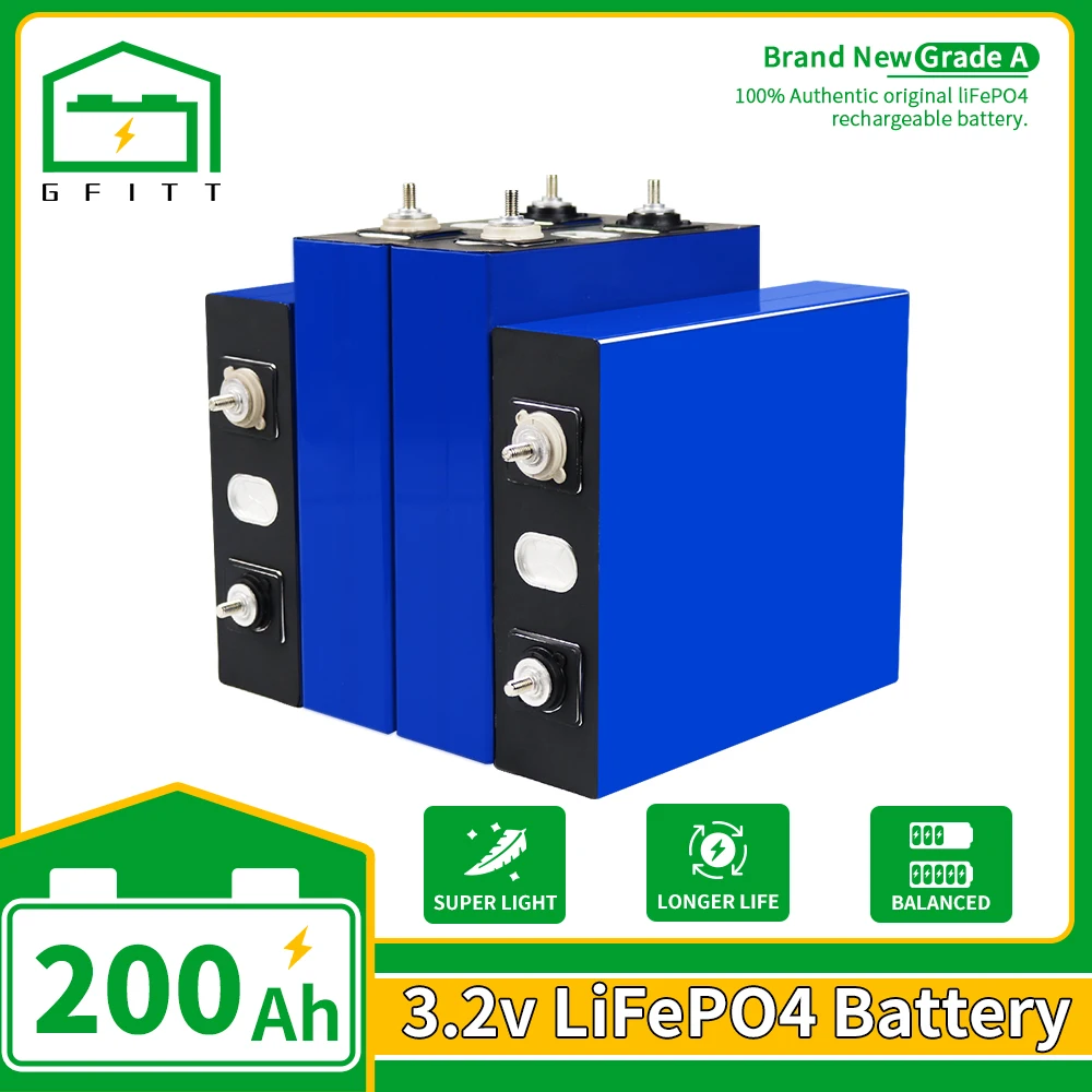Аккумуляторы Lifepo4 3,2 в, Ач, 8 шт., аккумуляторные батареи для солнечной системы глубокого цикла для призматических домов на колесах, ЕС, США, на...
Аккумуляторы Lifepo4 3,2 в, Ач, 8 шт., аккумуляторные батареи для солнечной системы глубокого цикла для призматических домов на колесах, ЕС, США, на...