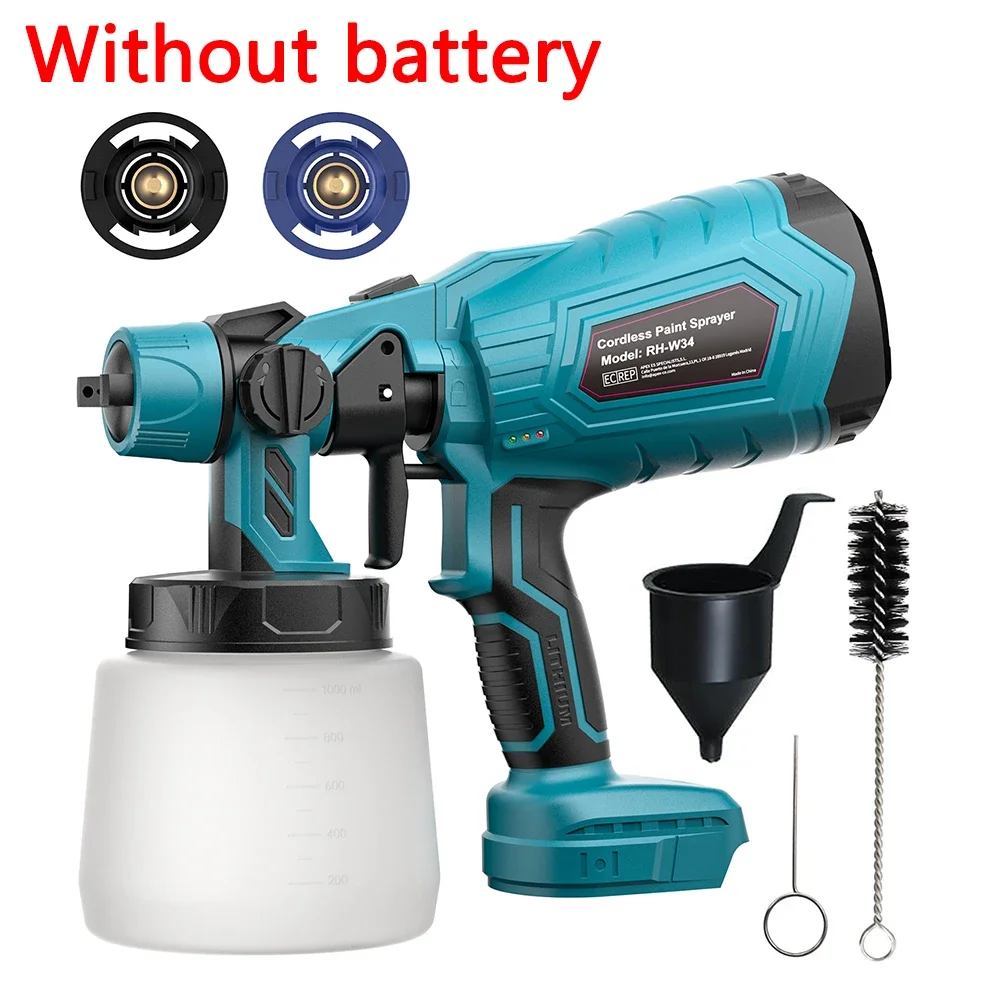 Беспроводной электропистолет-распылитель Nananuu 1000 мл
Беспроводной электропистолет-распылитель Nananuu 1000 мл