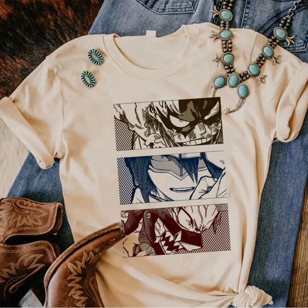 My Hero Academia top women manga Japanese graphic Tee female anime designer harajuku clothing
My Hero Academia top women manga Japanese graphic Tee female anime designer harajuku clothing