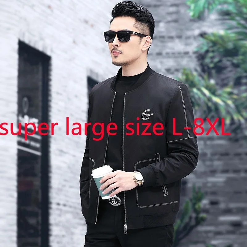 New Arrival Suepr Large Autumn Spring Men Fashion Casual Baseball Collar Jacket Zipper Plus Size L XL 2XL3XL 4XL 5XL 6XL 7XL 8XL
New Arrival Suepr Large Autumn Spring Men Fashion Casual Baseball Collar Jacket Zipper Plus Size L XL 2XL3XL 4XL 5XL 6XL 7XL 8XL