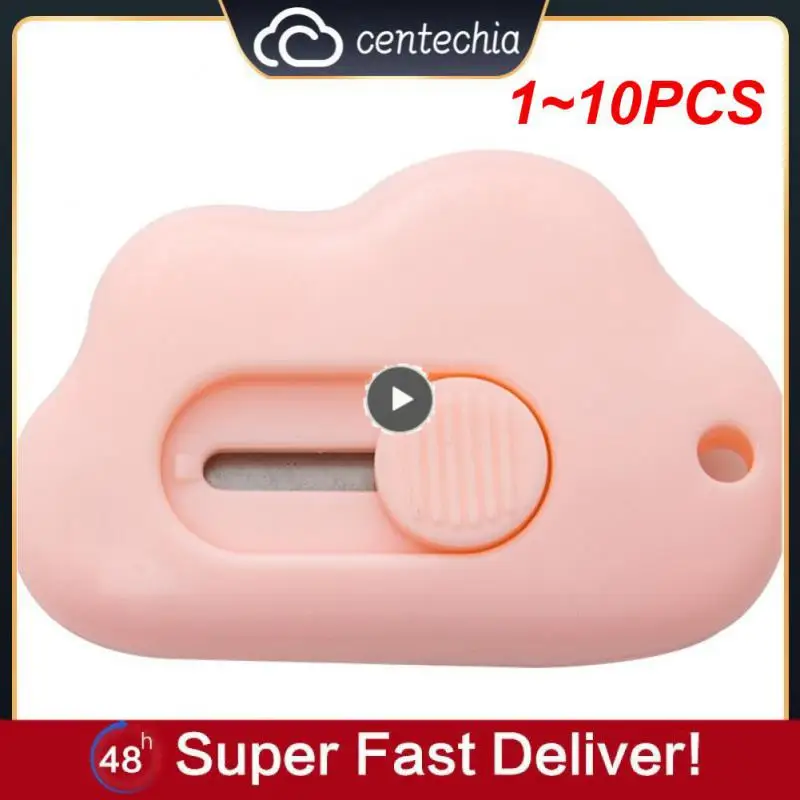 1~10PCS Creative Cute Cloud Mini Retractable Portable Small Student Art Knife Express Unpacking Office Paper Cutting Art Knife
1~10PCS Creative Cute Cloud Mini Retractable Portable Small Student Art Knife Express Unpacking Office Paper Cutting Art Knife