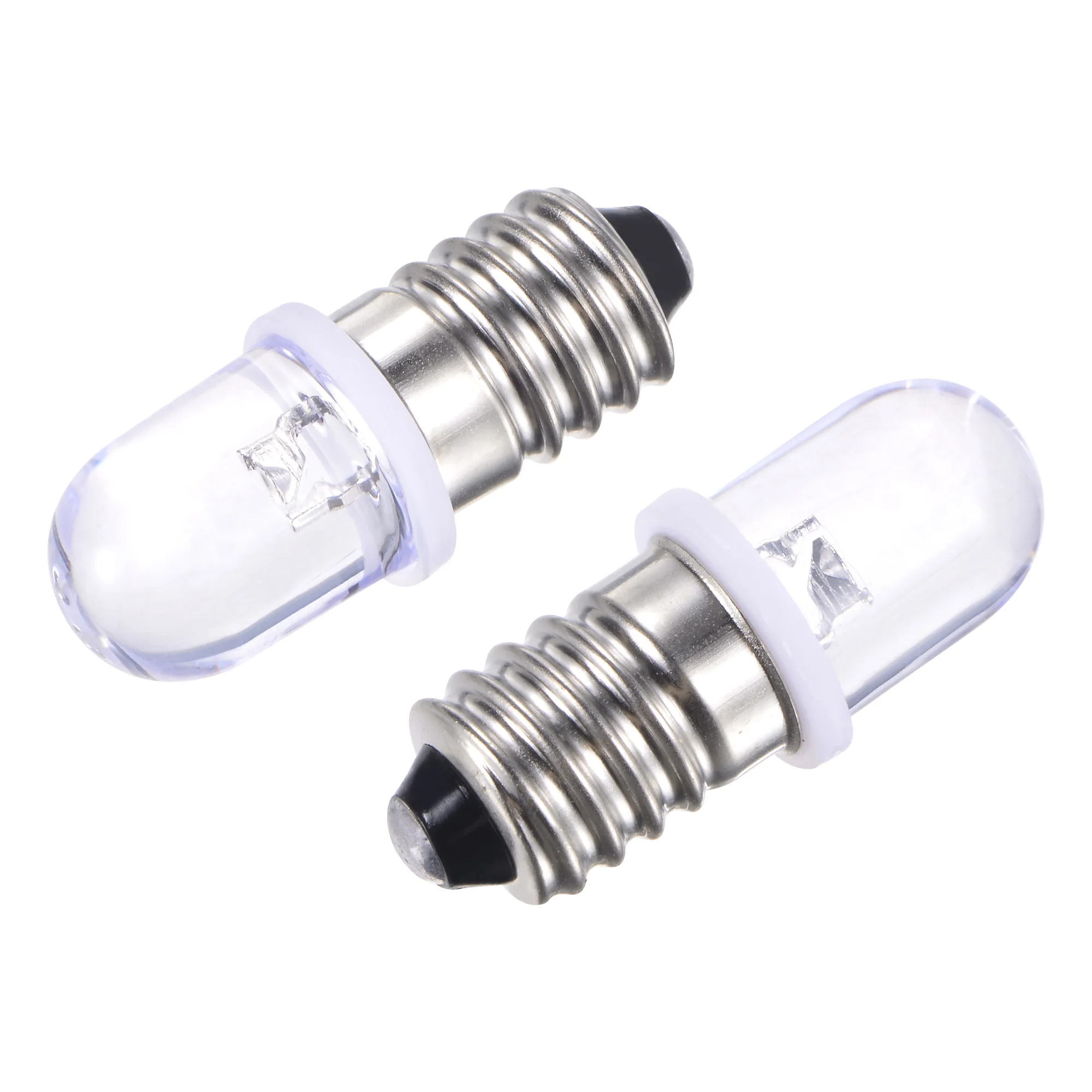 Uxcell 10 Pcs E10 Screw Base LED Bulb DC24V 0.25W Round Top Mini Lights w Box Warm White
Uxcell 10 Pcs E10 Screw Base LED Bulb DC24V 0.25W Round Top Mini Lights w Box Warm White