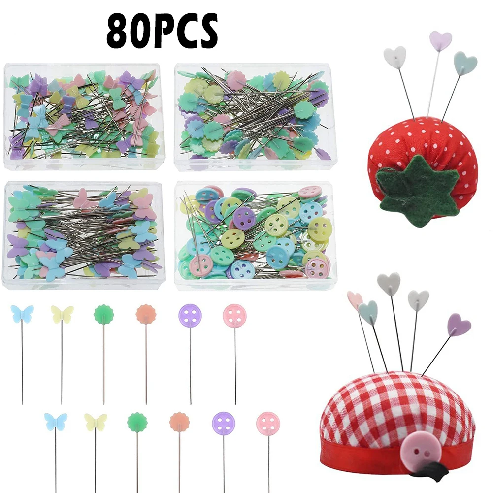 80Pcs Dressmaking Pins Embroidery Patchwork Pins Accessories Tools Sewing Needle DIY Sewing Accessories Stainless Steel 5BB5704
80Pcs Dressmaking Pins Embroidery Patchwork Pins Accessories Tools Sewing Needle DIY Sewing Accessories Stainless Steel 5BB5704