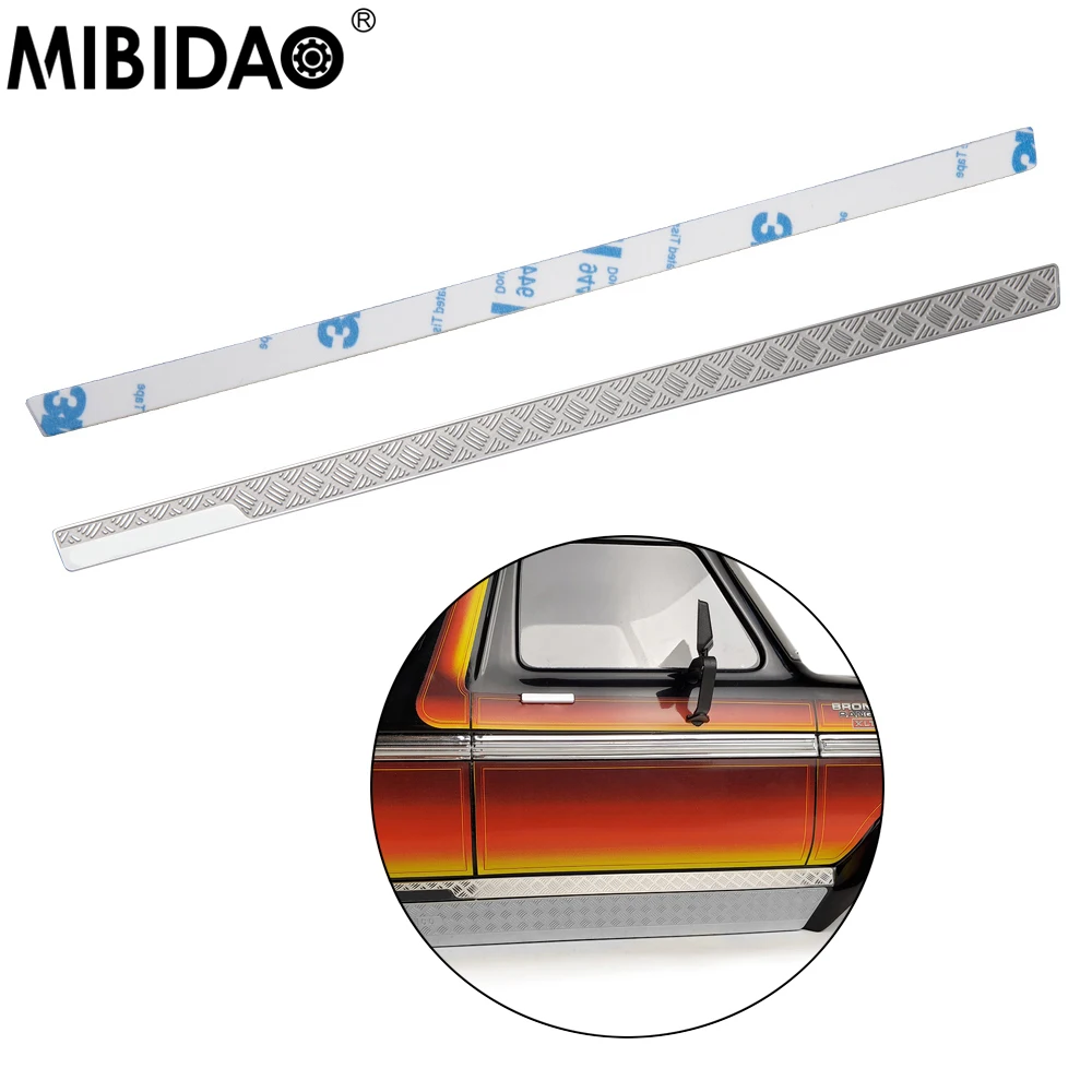 MIBIDAO 2pcs Metal Side Antiskid Plate Protective Board For 1/10 TRX4 TRX-4 BRONCO RC Car Shell Body Decoration Parts
MIBIDAO 2pcs Metal Side Antiskid Plate Protective Board For 1/10 TRX4 TRX-4 BRONCO RC Car Shell Body Decoration Parts