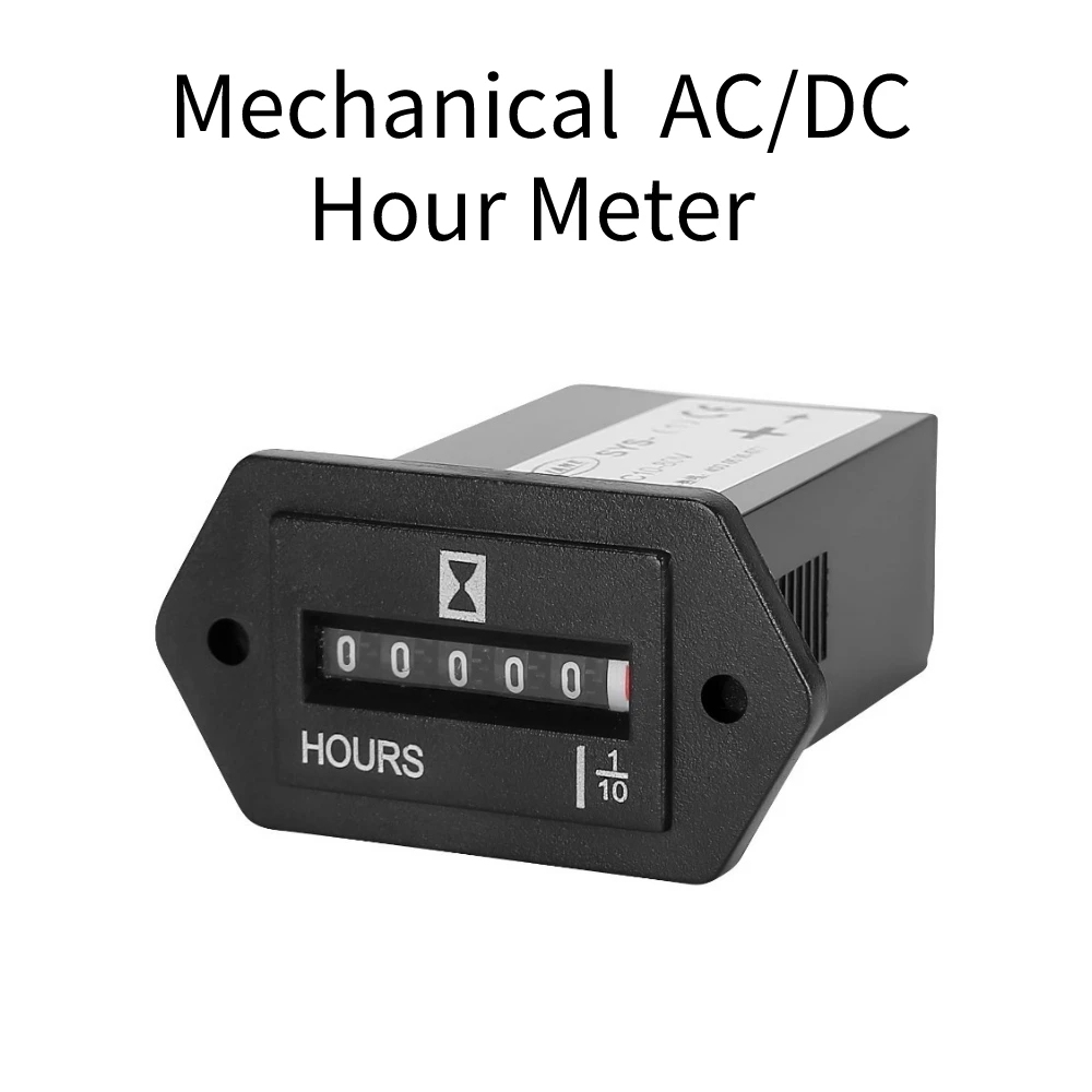 SYS-1 DC 12V 24 80V 220v AC hour counters Shop Truck Generator Mechanical loader Cumulative Industrial Timer hour meter
SYS-1 DC 12V 24 80V 220v AC hour counters Shop Truck Generator Mechanical loader Cumulative Industrial Timer hour meter