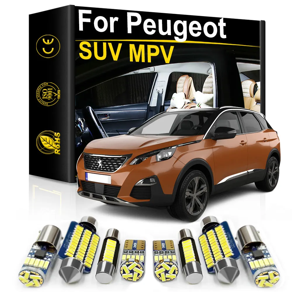 Внутренняя светодиодный ная фара для Peugeot 2008 3008 4007 4008 5008 806 807 Boxer Partner Bipper Expert требователь аксессуары для поездок Canbus