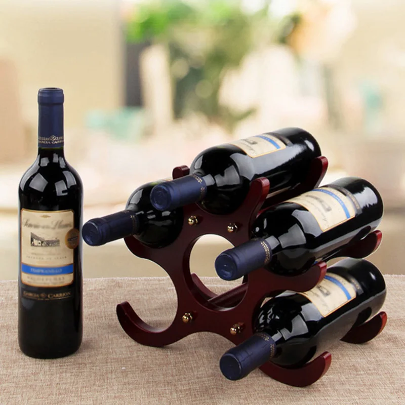 Wine Bottle Holder Solid Wood Wine Rack Decoration European Creative for Kitchen Bar Wine Stand Display Wine botellero vino
Wine Bottle Holder Solid Wood Wine Rack Decoration European Creative for Kitchen Bar Wine Stand Display Wine botellero vino