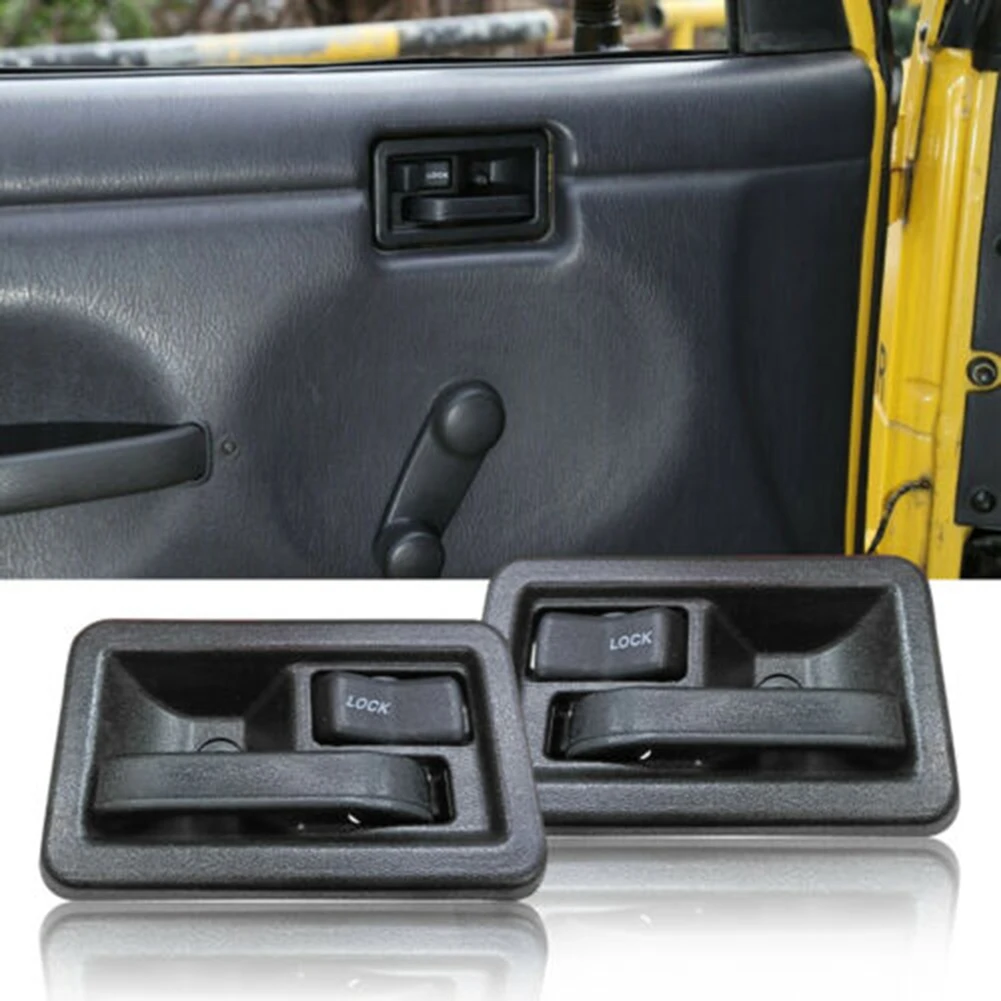 Автомобильные внутренние дверные ручки 2 шт., внутренние LH и RH для Jeep Wrangler YJ TJ 1987-2004 55176477AB 55176476AB, замена дверной ручки
Автомобильные внутренние дверные ручки 2 шт., внутренние LH и RH для Jeep Wrangler YJ TJ 1987-2004 55176477AB 55176476AB, замена дверной ручки