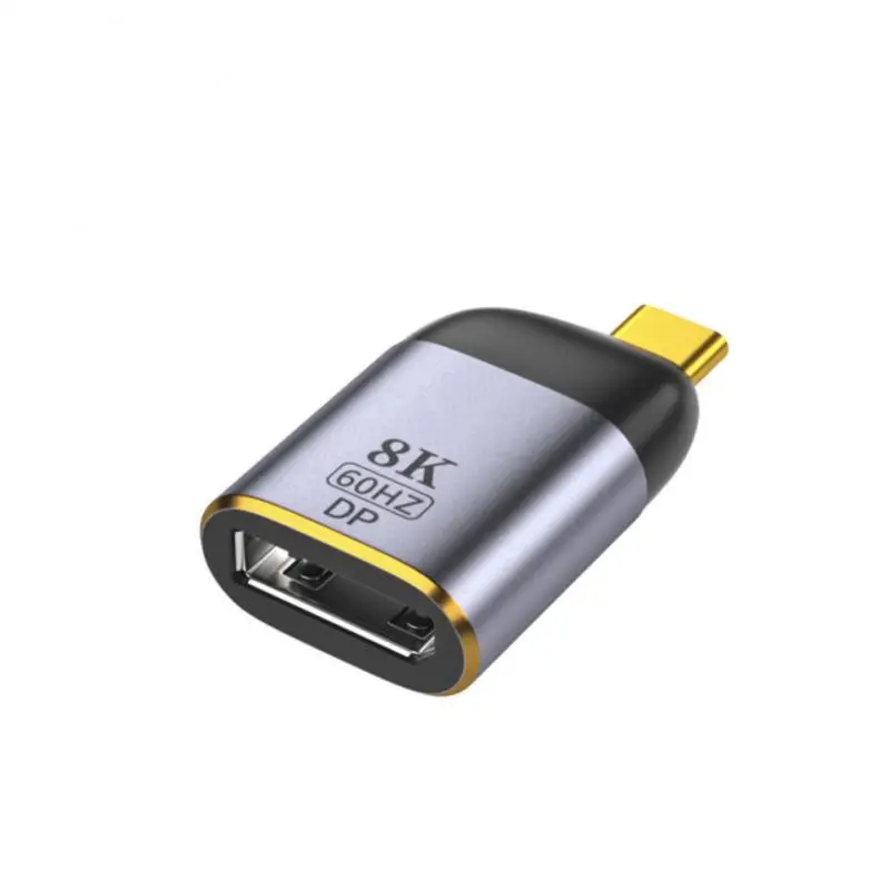 Aluminum Type C To Dp Adapter Portable Minidp Female Adapter High-quality For Macbook Ipad 8k60hz 8k@60hz Durable
Aluminum Type C To Dp Adapter Portable Minidp Female Adapter High-quality For Macbook Ipad 8k60hz 8k@60hz Durable