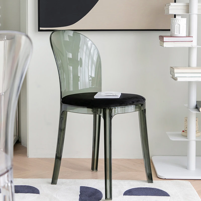 Акриловый Обеденный стул в скандинавском стиле, креативный простой стул с прозрачной спинкой для дома и ресторана
Акриловый Обеденный стул в скандинавском стиле, креативный простой стул с прозрачной спинкой для дома и ресторана