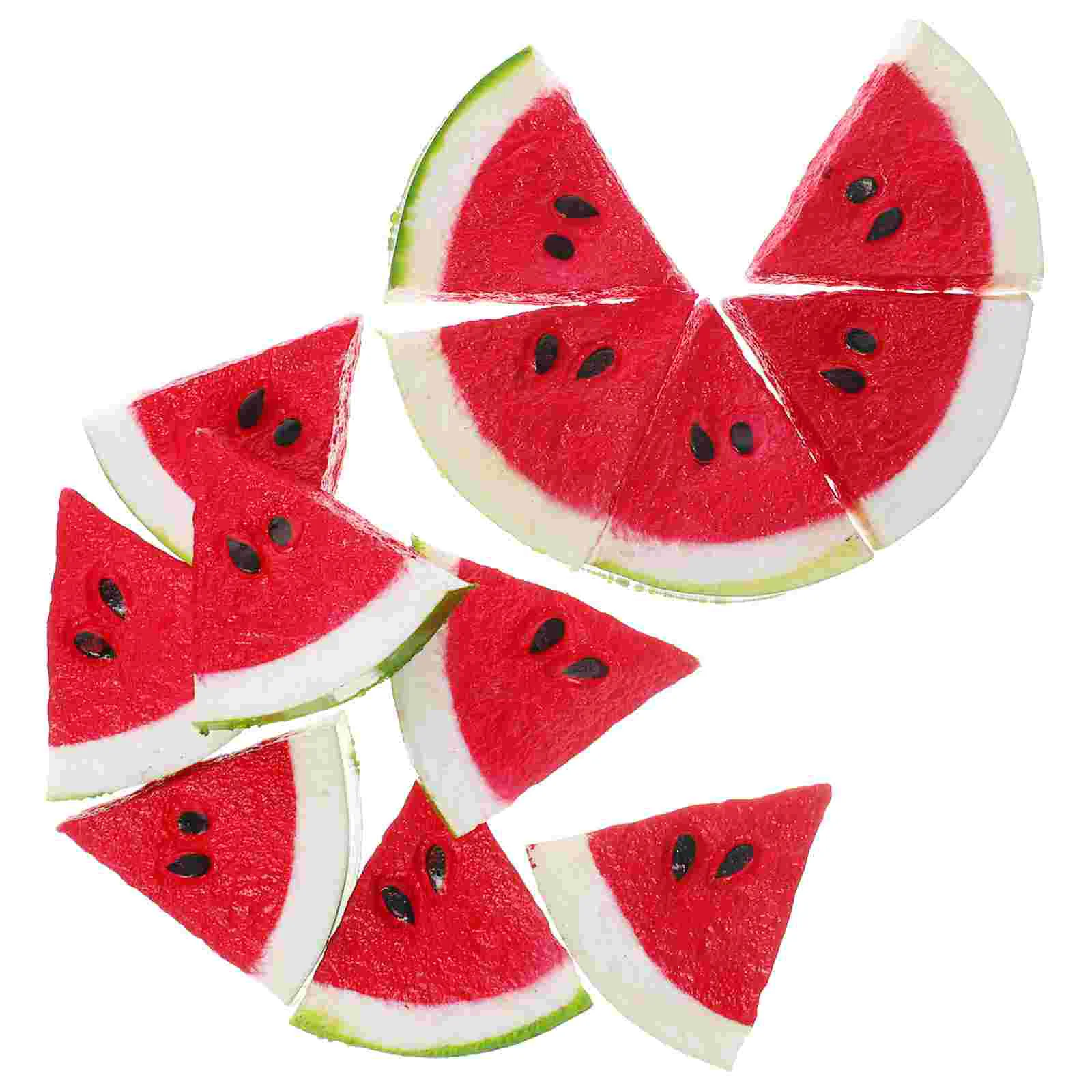 Simulated Watermelon Slices Decorative Models Plastic Artificial Fruit Prop Fake Lifelike Decorations Mini Toy Soda
Simulated Watermelon Slices Decorative Models Plastic Artificial Fruit Prop Fake Lifelike Decorations Mini Toy Soda