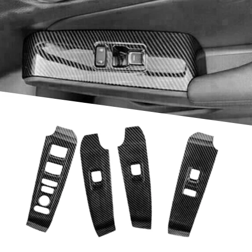 4Pcs/set Carbon Fiber Style Front Rear Window Lift Switch Panel Cover Trim Frame Decor Fit For Honda Civic 2022 Left Hand Drive
4Pcs/set Carbon Fiber Style Front Rear Window Lift Switch Panel Cover Trim Frame Decor Fit For Honda Civic 2022 Left Hand Drive