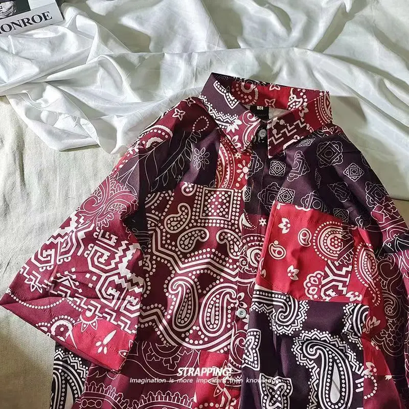 Hawaiian Shirts Women Men Streetwear Cashew Pattern Full Printed Beach Shirt Hip Hop Harajuku Casual Tropical Holiday Top Summer
Hawaiian Shirts Women Men Streetwear Cashew Pattern Full Printed Beach Shirt Hip Hop Harajuku Casual Tropical Holiday Top Summer